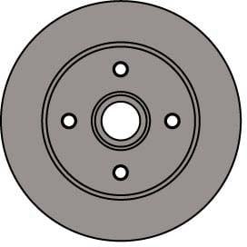 SOLID BRAKE DISC EACH