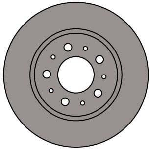 VENTED BRAKE DISC EACH