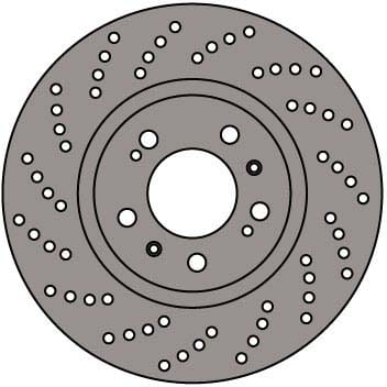 L/H VENTED BRAKE DISC