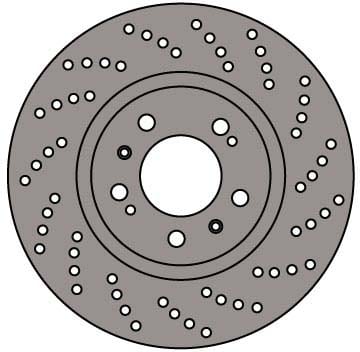 R/H VENTED BRAKE DISC