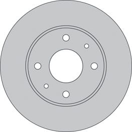 VENTED BRAKE DISC EACH