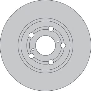 VENTED BRAKE DISC EACH