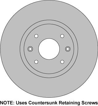 VENTED BRAKE DISC EACH