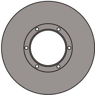 VENTED BRAKE DISC EACH