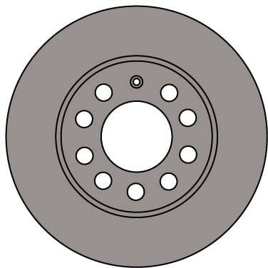 VENTED BRAKE DISC EACH