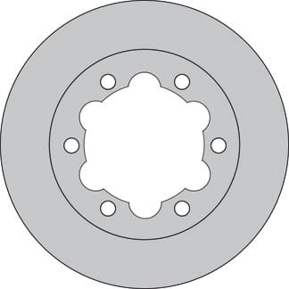 VENTED BRAKE DISC EACH