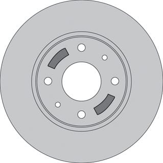 VENTED BRAKE DISC EACH