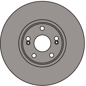 VENTED BRAKE DISC EACH