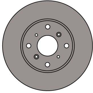 VENTED BRAKE DISC EACH