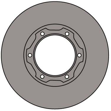SOLID BRAKE DISC EACH