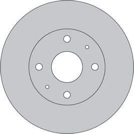 VENTED BRAKE DISC (EACH)