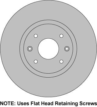 VENTED BRAKE DISC EACH