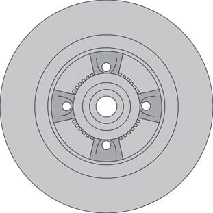 SOLID BRAKE DISC EACH