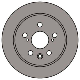 SOLID BRAKE DISC EACH