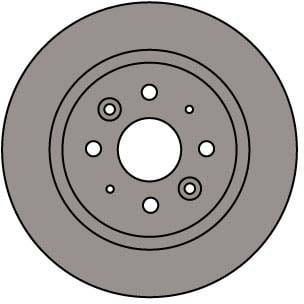 SOLID BRAKE DISC EACH