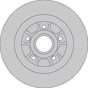 SOLID BRAKE DISC EACH