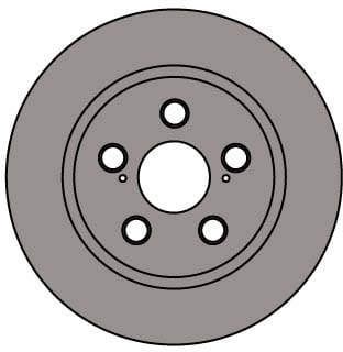 VENTED BRAKE DISC EACH