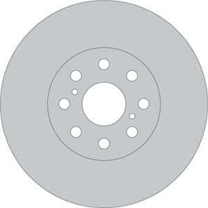 VENTED BRAKE DISC (EACH)