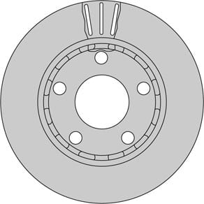VENTED BRAKE DISC EACH