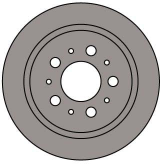SOLID BRAKE DISC EACH
