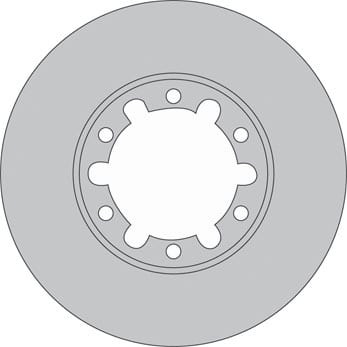 VENTED BRAKE DISC (EACH)