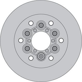 VENTED BRAKE DISC EACH