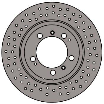 VENTED BRAKE DISC EACH