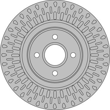 VENTED BRAKE DISC EACH