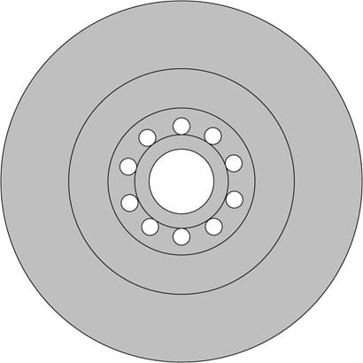VENTED BRAKE DISC (EACH)