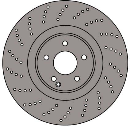 VENTED BRAKE DISC (EACH)