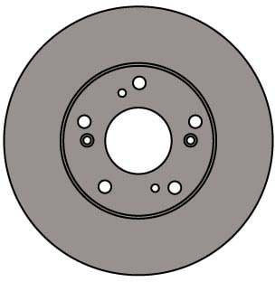 VENTED BRAKE DISC EACH
