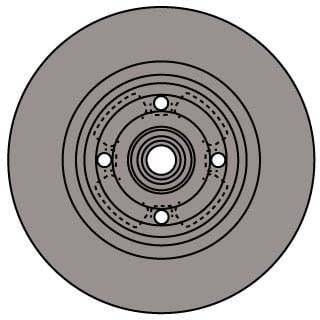 SOLID BRAKE DISC (EACH)