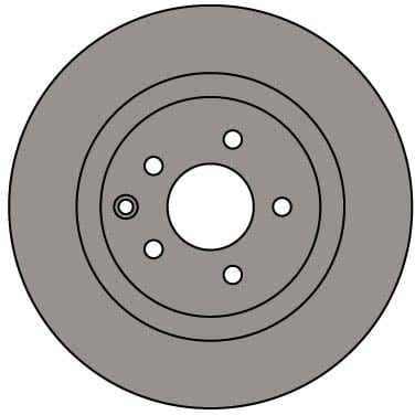 VENTED BRAKE DISC (EACH)