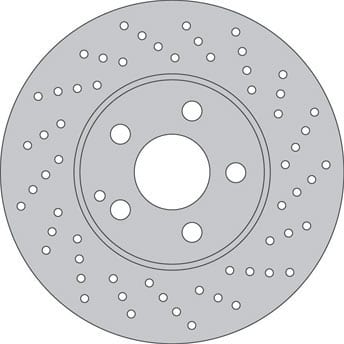 VENTED BRAKE DISC (EACH)