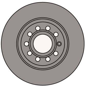 SOLID BRAKE DISC (EACH)