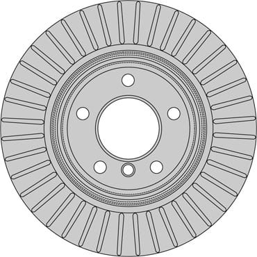 VENTED BRAKE DISC (EACH)