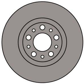 VENTED BRAKE DISC (EACH)