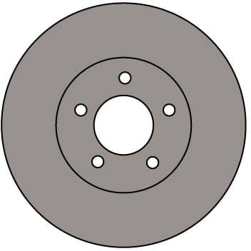 SOLID BRAKE DISC (EACH)