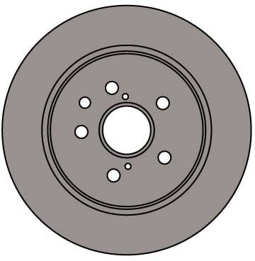 VENTED BRAKE DISC (EACH)