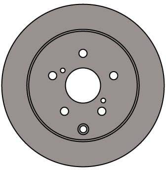 SOLID BRAKE DISC (EACH)
