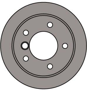 SOLID BRAKE DISC (EACH)