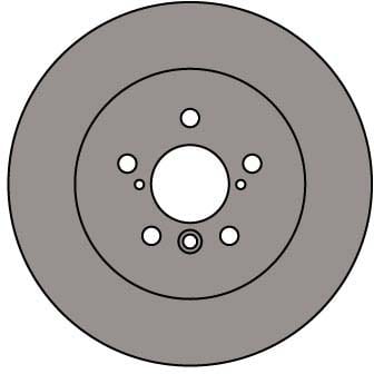 SOLID BRAKE DISC (EACH)
