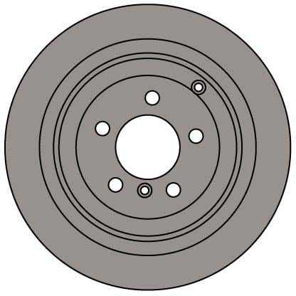 VENTED BRAKE DISC (EACH)