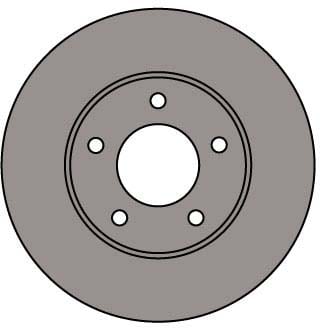 VENTED BRAKE DISC (EACH)