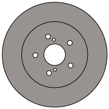 VENTED BRAKE DISC (EACH)