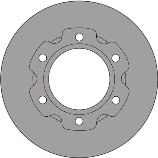 VENTED BRAKE DISC (EACH)