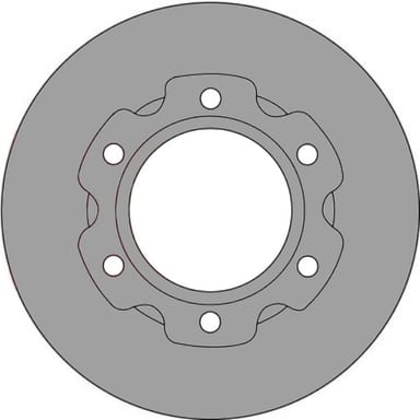 VENTED BRAKE DISC (EACH)