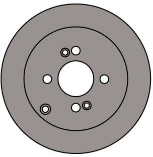 SOLID BRAKE DISC (EACH)