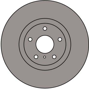 VENTED BRAKE DISC (EACH)