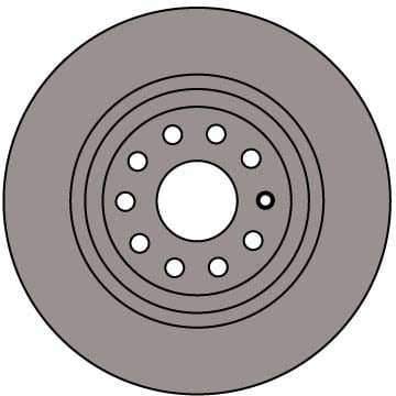 VENTED BRAKE DISC (EACH)